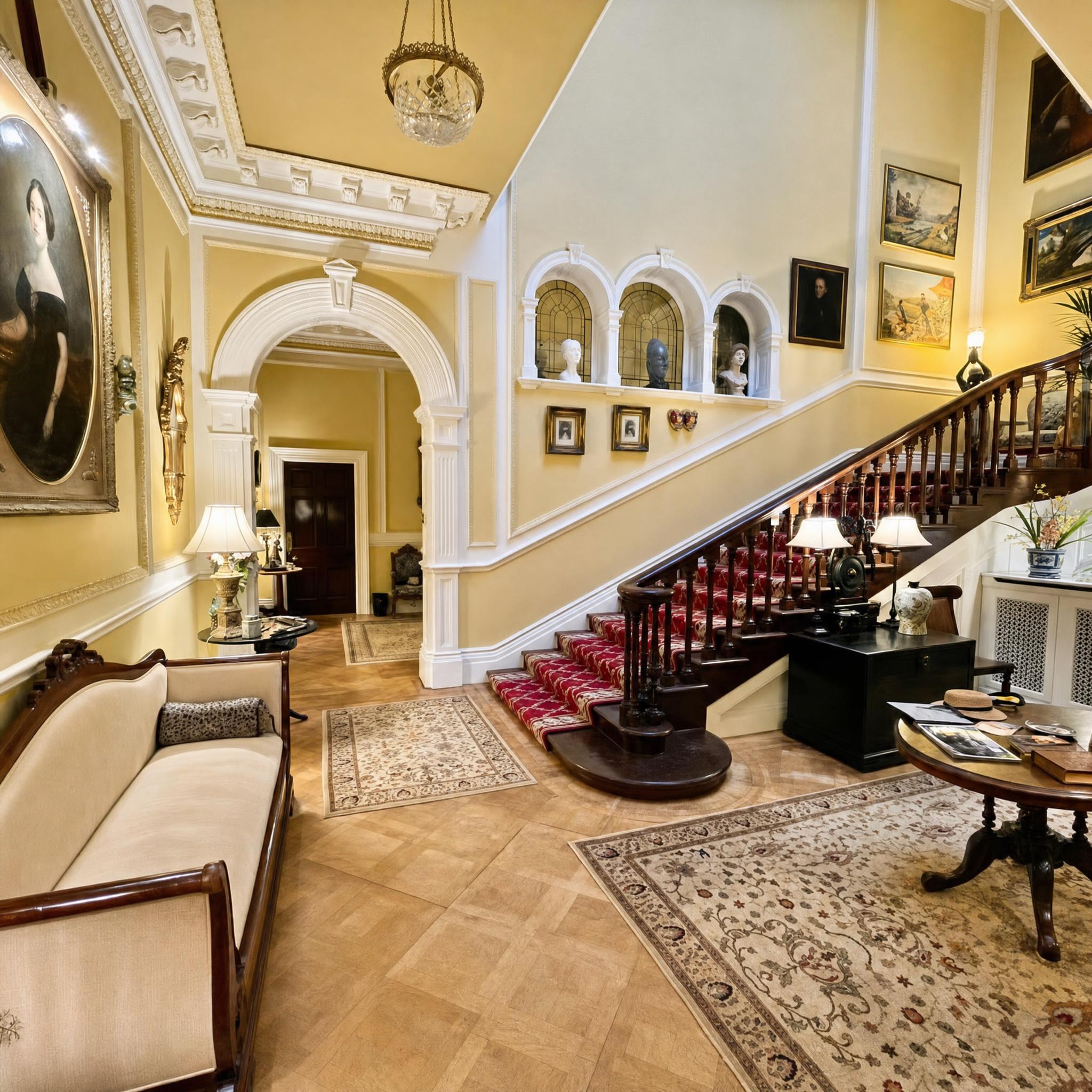The grand staircase